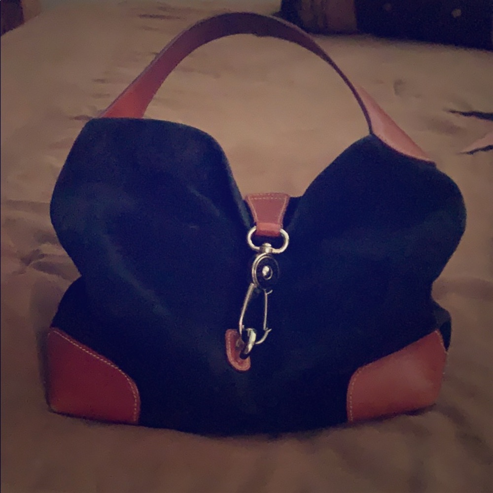 Dooney and Bourke Large Suede Hobo
